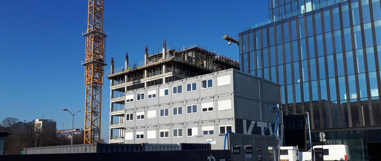 zaplecza budowy - Algeco