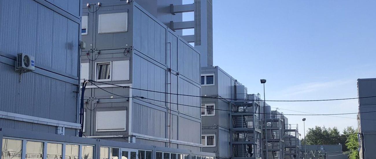 zaplecza budowy - Algeco