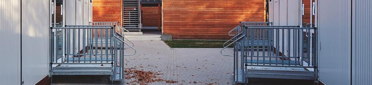 Stairs, ramps, platforms