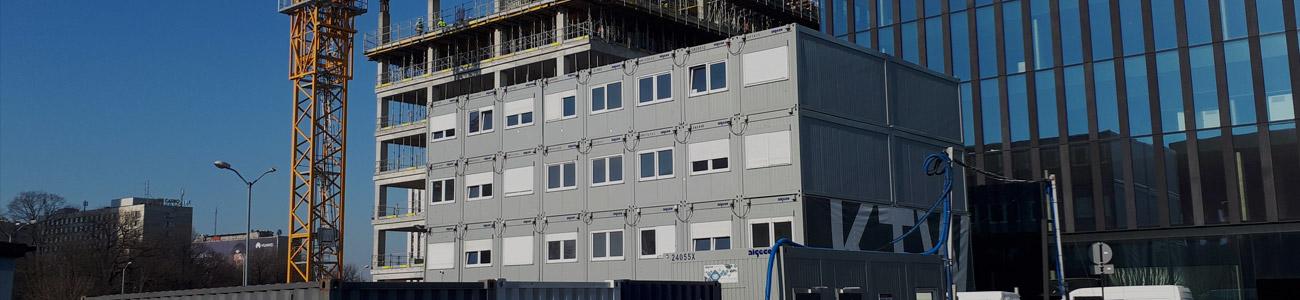 kontenery zaplecza budowy